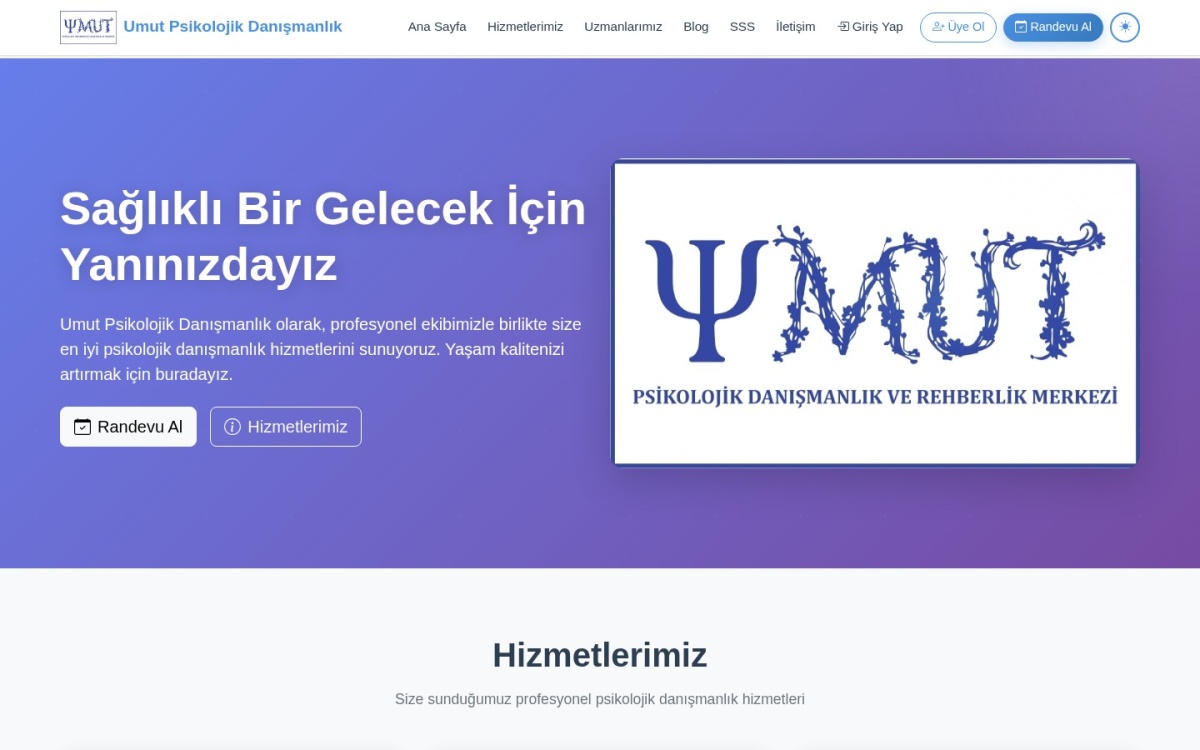 Psikolog & Danışman Sitesi