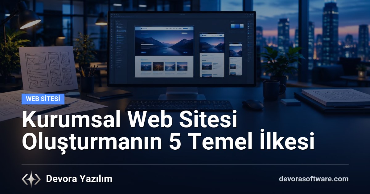Kurumsal Web Sitesi Oluşturmanın 5 Temel İlkesi